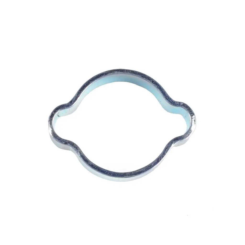 10pcs Double Ears Hose Clamp, 2 Ear Wide Adjustable 23-27mm Zinc-Plated Steel Hose Clamp Clips, Clamp