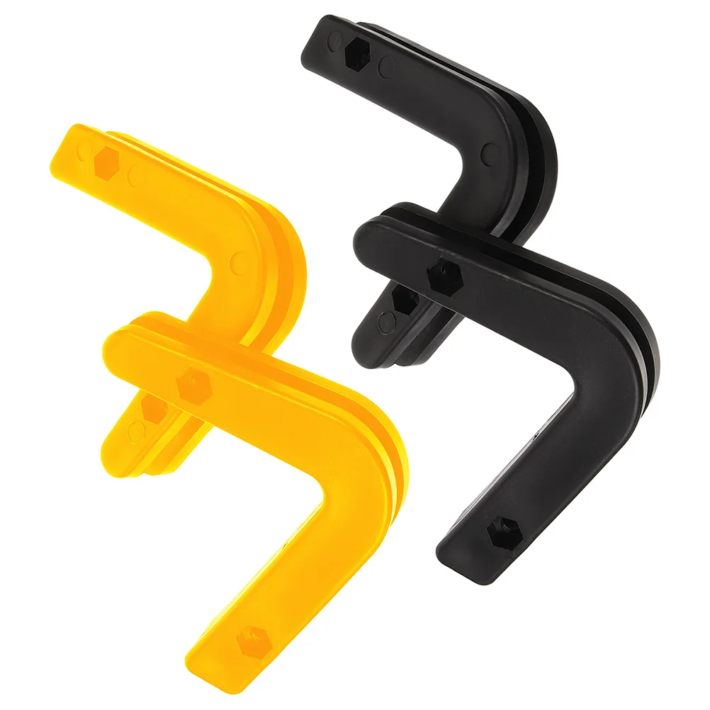 

4pcs Barbell Rack Hooks Durable Smooth Gym Accessories Wall Mounted Bumper Plate Storage Fitness Equipment Home