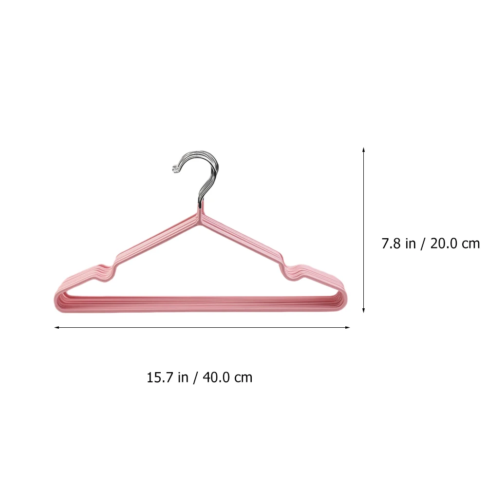 

10pcs Non slip Hanger Stainless Steel Clothes Racks Drying Rack Sock Rack Cabinet Hanger Long lasting Practical Design Home Neat