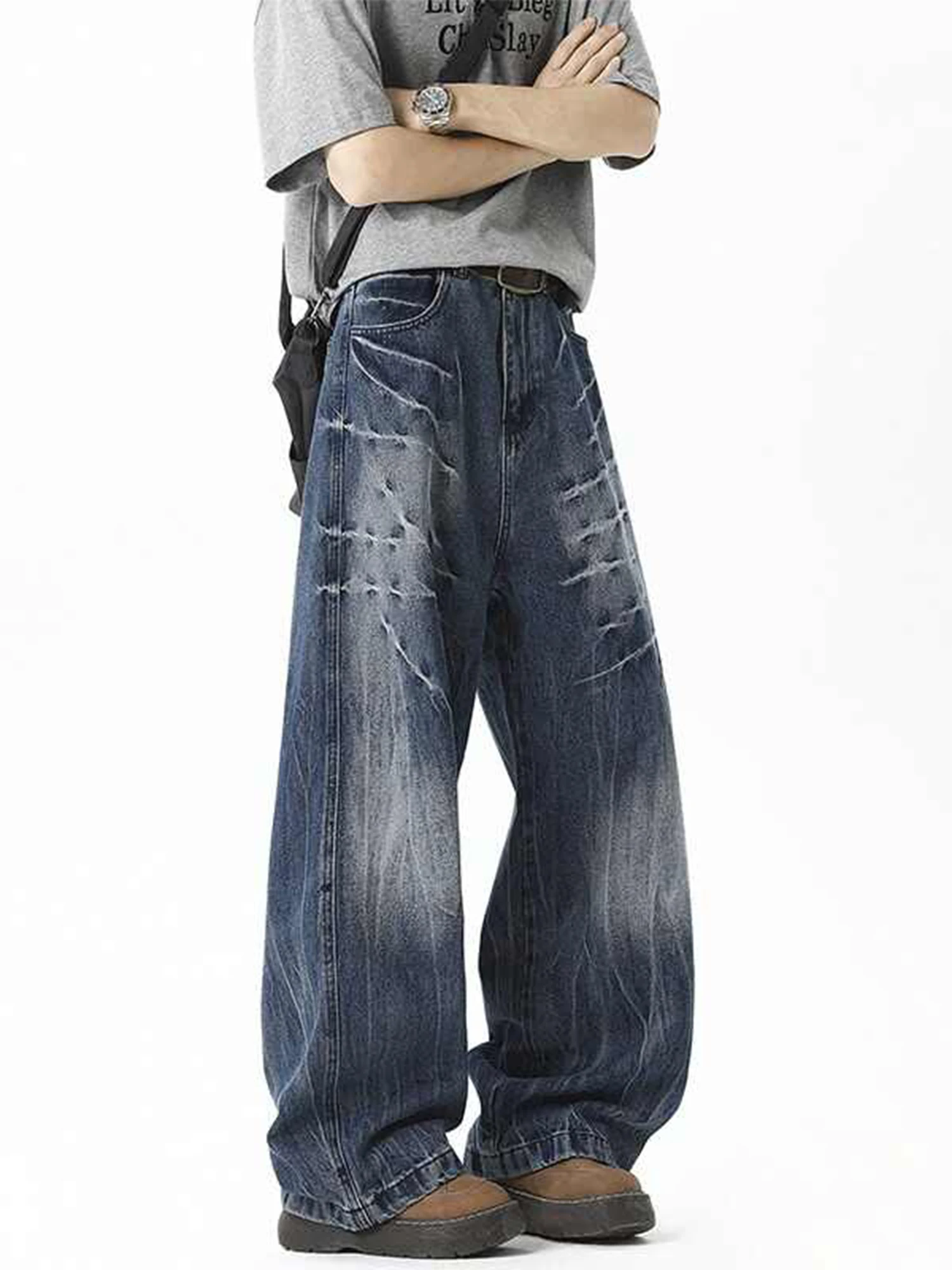 

Women Baggy Jeans Vintage Y2k Japanese 2000s Style Denim Long Pants Streetwear Boyfriend style Denim Trousers Oversizes Clothes