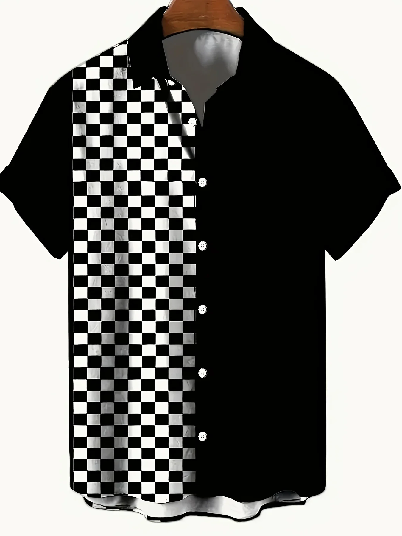 Beach Vacation Casual Shirt Multi Style Men Dark Navy Neon Line Coconut Pineapple Cocktail All Over Print Short Sleeve Top