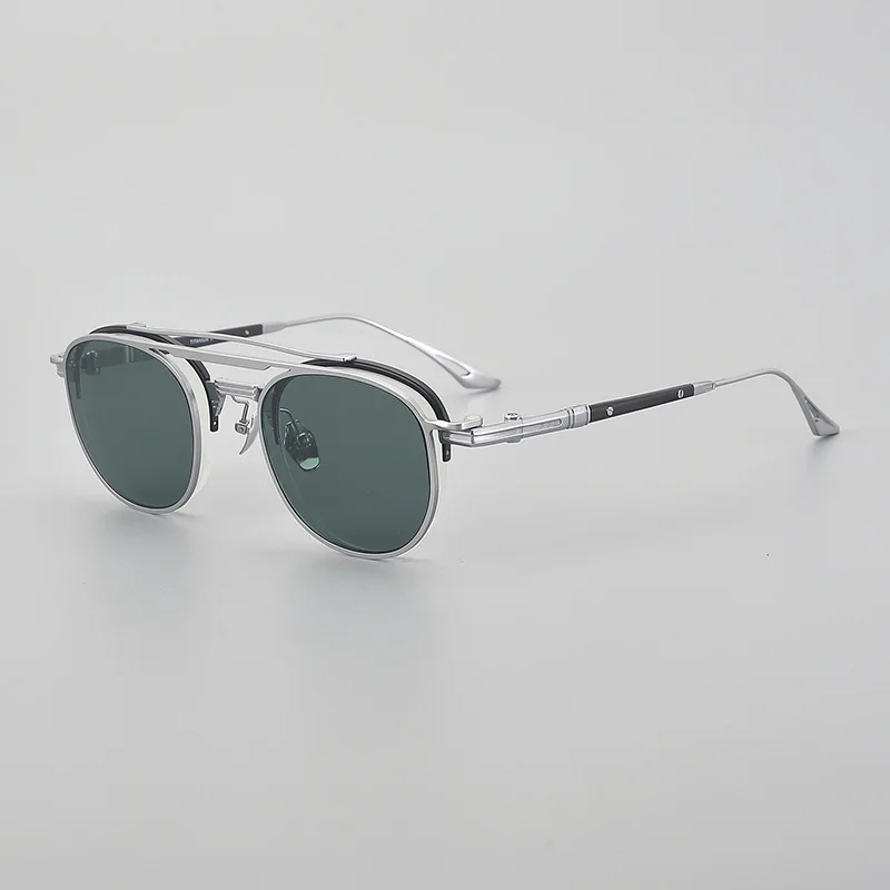 Detachable Magnetic Set Holder Pure Titanium Sunglasses DEX-012 Niche Vacation Men's and Qomen's Sunglasses Outdoor Driving Shad