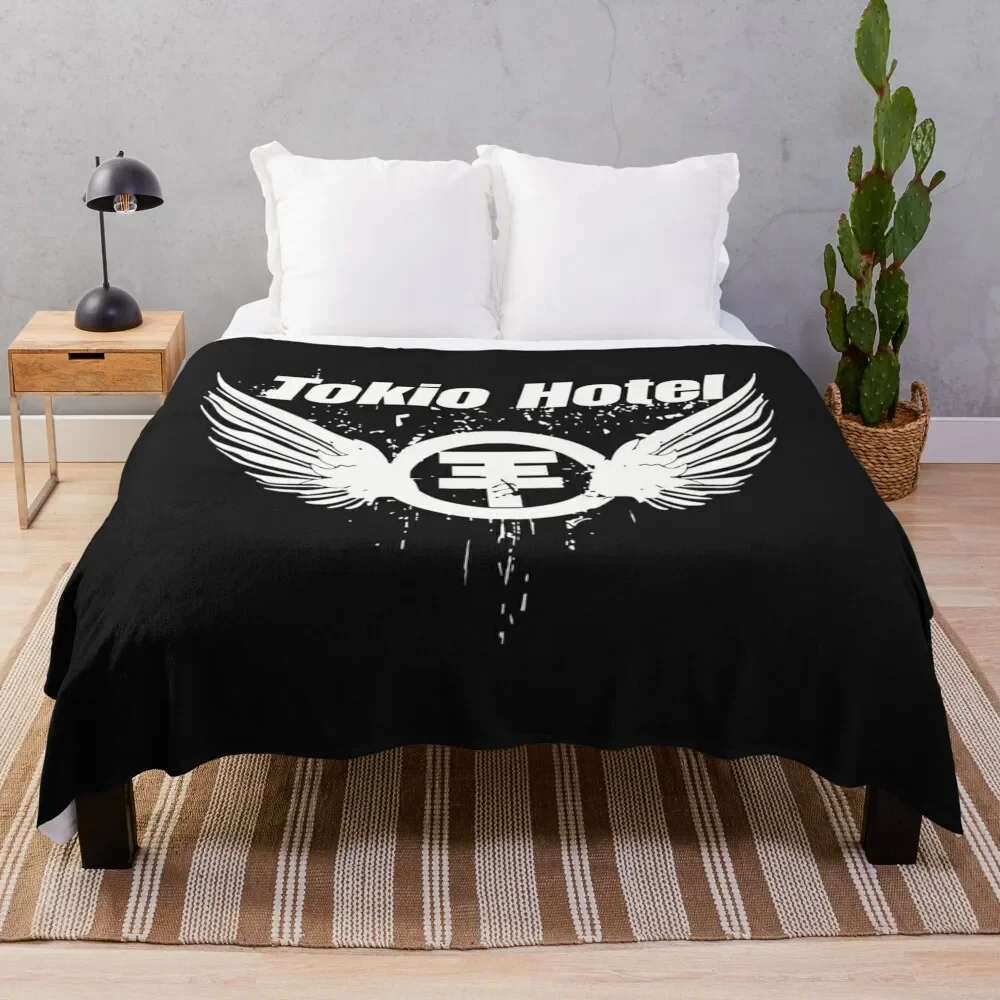 

Tokio Hotel Merch Tokio Hotel Logo Throw Blanket Furry Comforter Baby Blankets