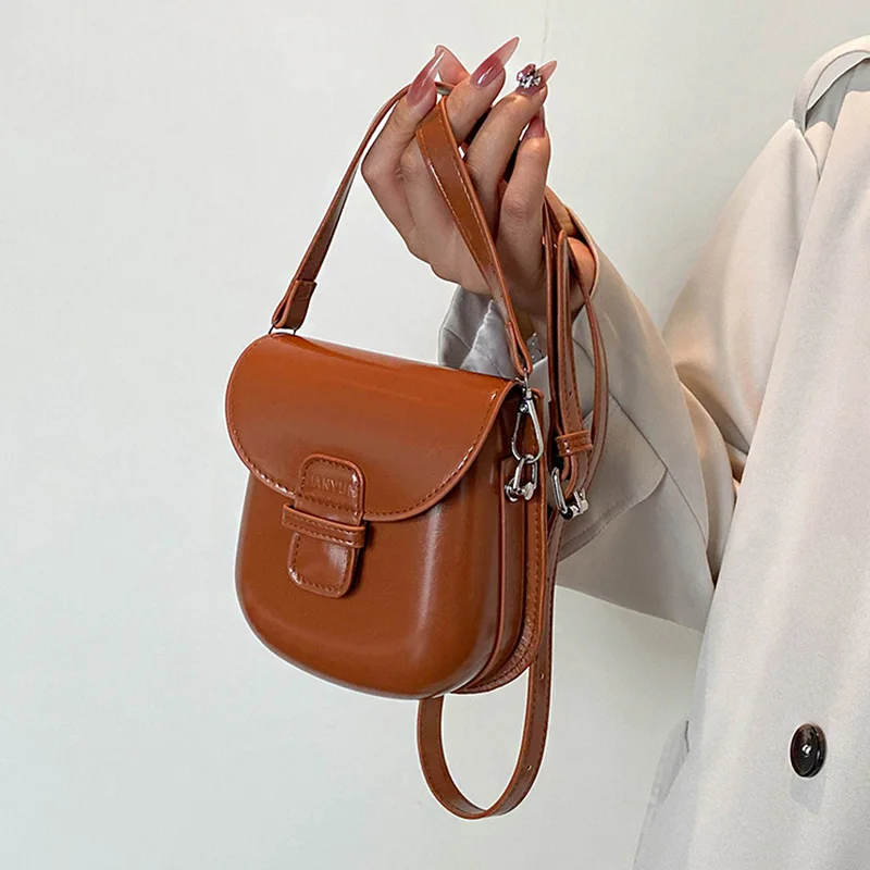 2025 Nieuwe Herfst Winter vrouwen Crossbody Tas Schoudertas Retro Mode Zadeltas High-End PU Leer Veelzijdige handtassen