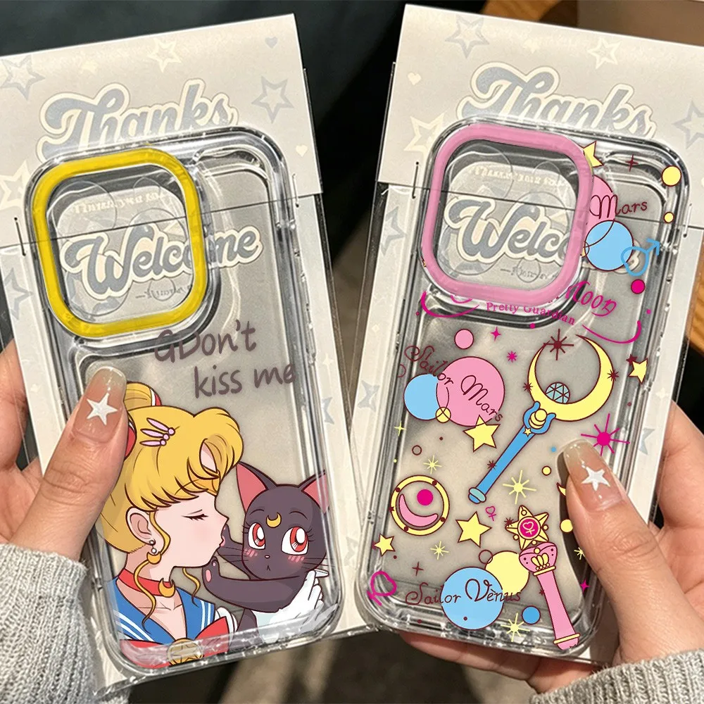 Sailor Moon Anime Phone Case For Samsung Galaxy A27 A37 A57 A16 A17 A36 A26 A56 A55 A35 A25 A15 A54 A24 A14 5G