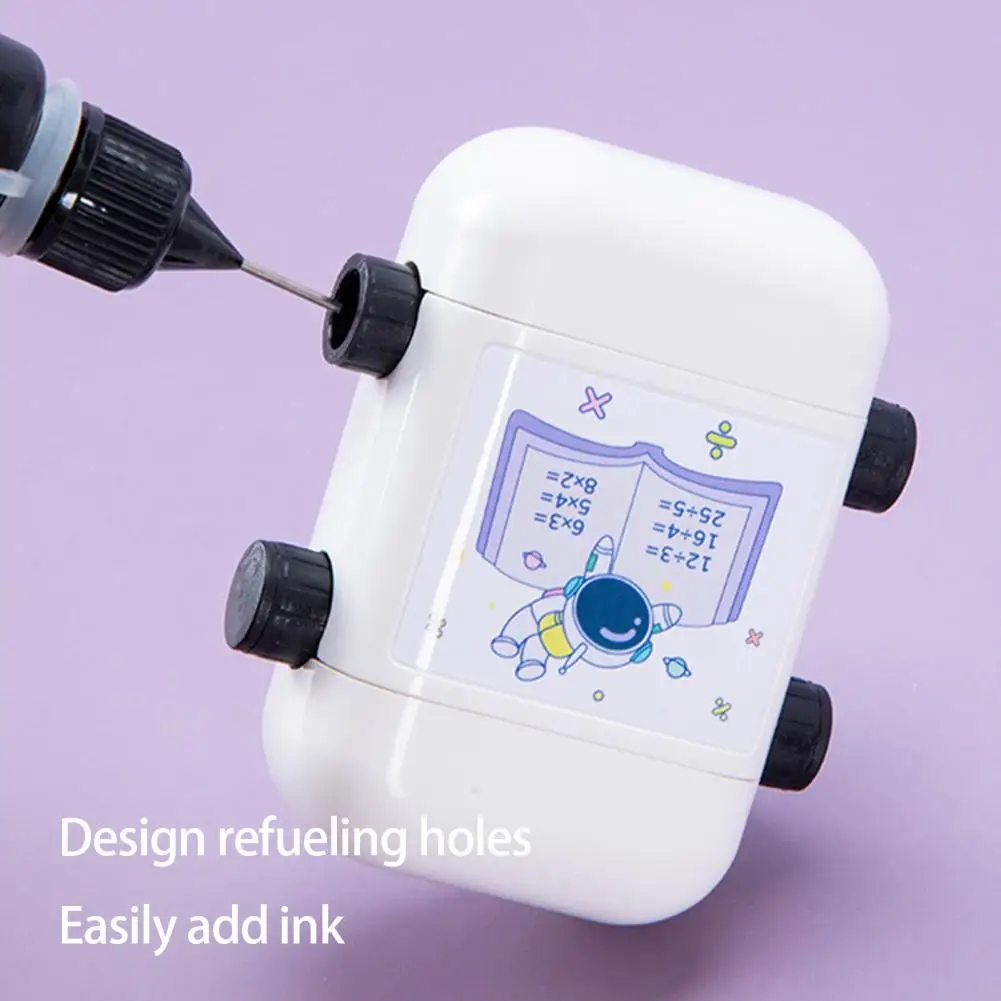 Easy to Carry Small Rotary Design Math Learning Stamp Random Problem Setting Classroom Supplies