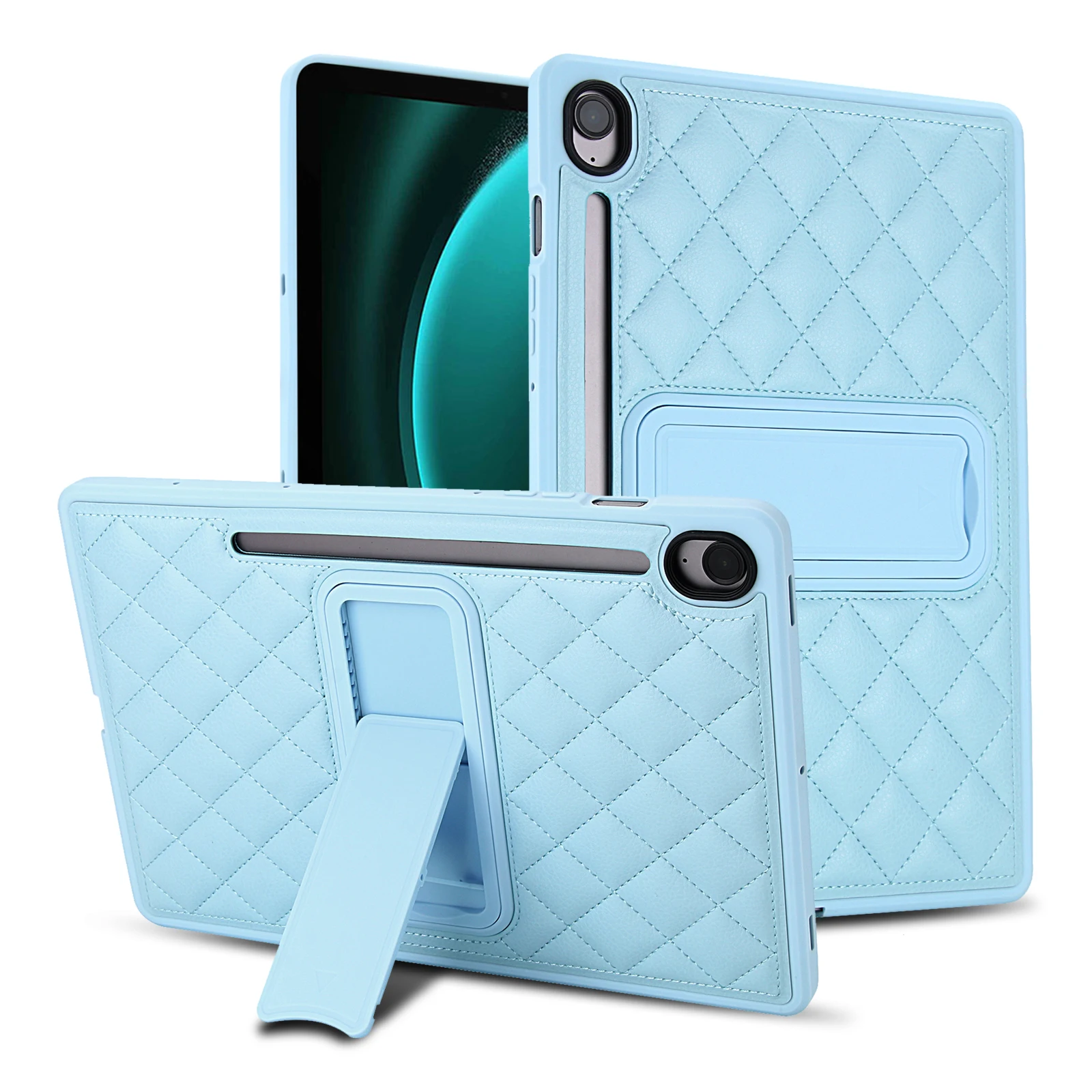 For Samsung Tab Case Stand Luxury Leather S10 Lite S9 FE S6 Lite A11 A9 Plus FE A8 A7 Lite 11 10.5 8.7 Case Kickstand Cover