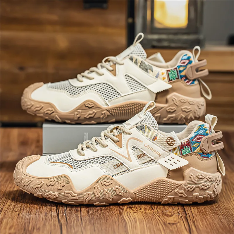 New Men Casual Shoes Street Cool Air Mesh Flat Sport Shoes Young Man Cool Sneakers