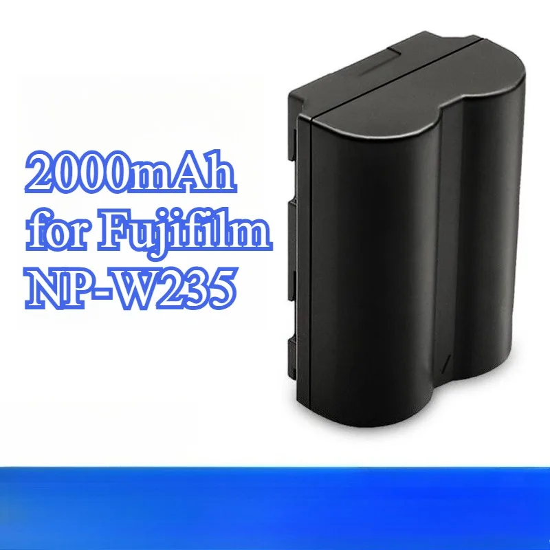 แบตเตอรี่สำรอง 2000mAh สำหรับกล้อง Fujifilm NP-W235 ใช้ได้กับกล้องมิเรอร์เลส X-T5 X-H2 X-H2S GFX50S II X-T4 X-S10 X-S20