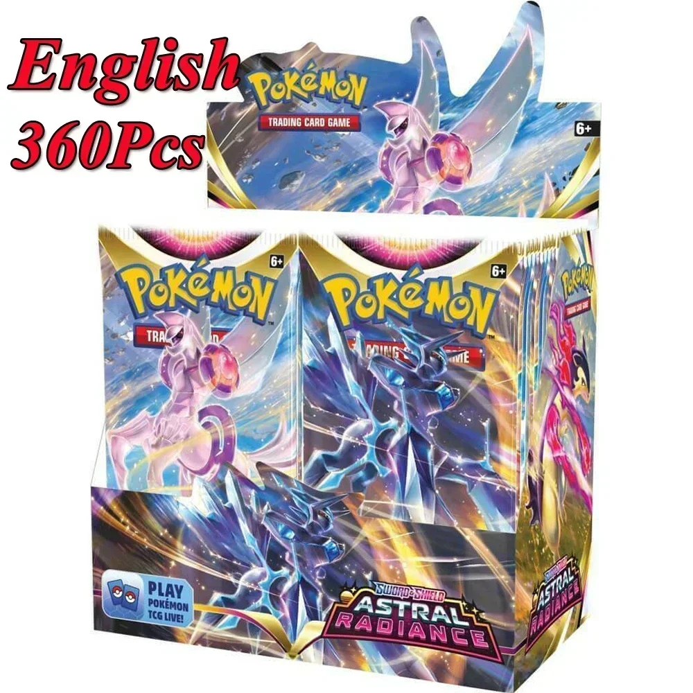 NEUE Spanische Pokémon-Karten Englisch Französisch CROWN ZENITH SILVER TEMPEST Lost Origin Brilliant Stars Pokémon-Kartensammlung Spielzeug