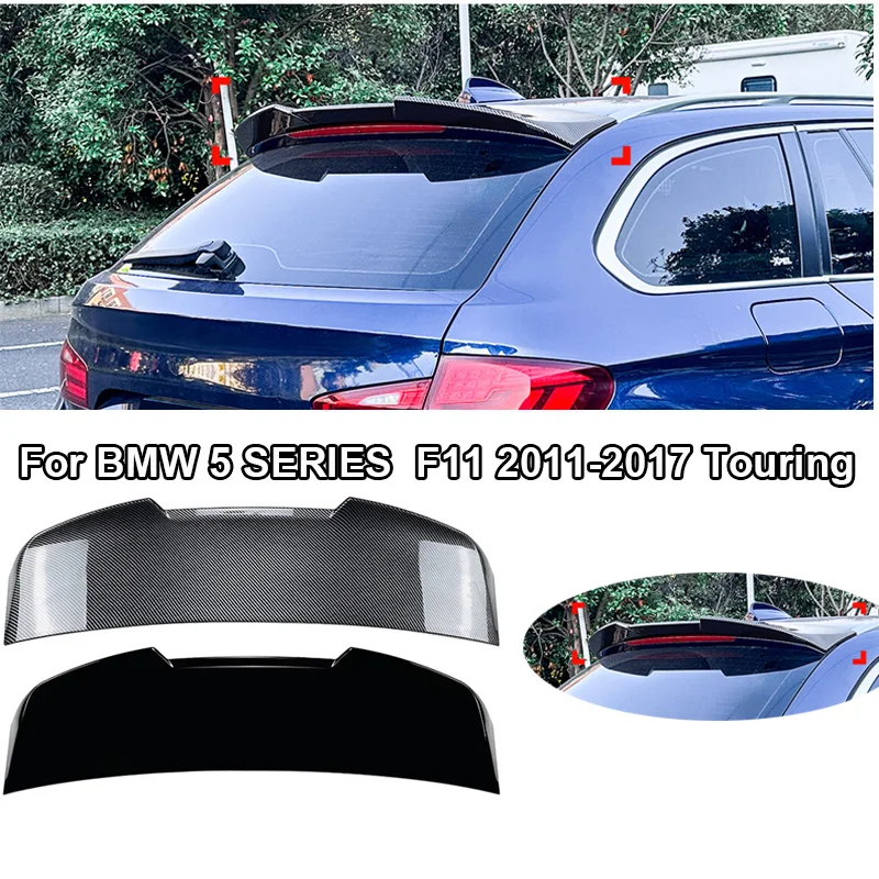 For BMW 5 SERIES  F11 Touring 2011-2017 Rear Trunk Spoiler Top Wing Tail Tailgate Splitter Lip DUCK Tail DUCKBILL 2016 2015 2014