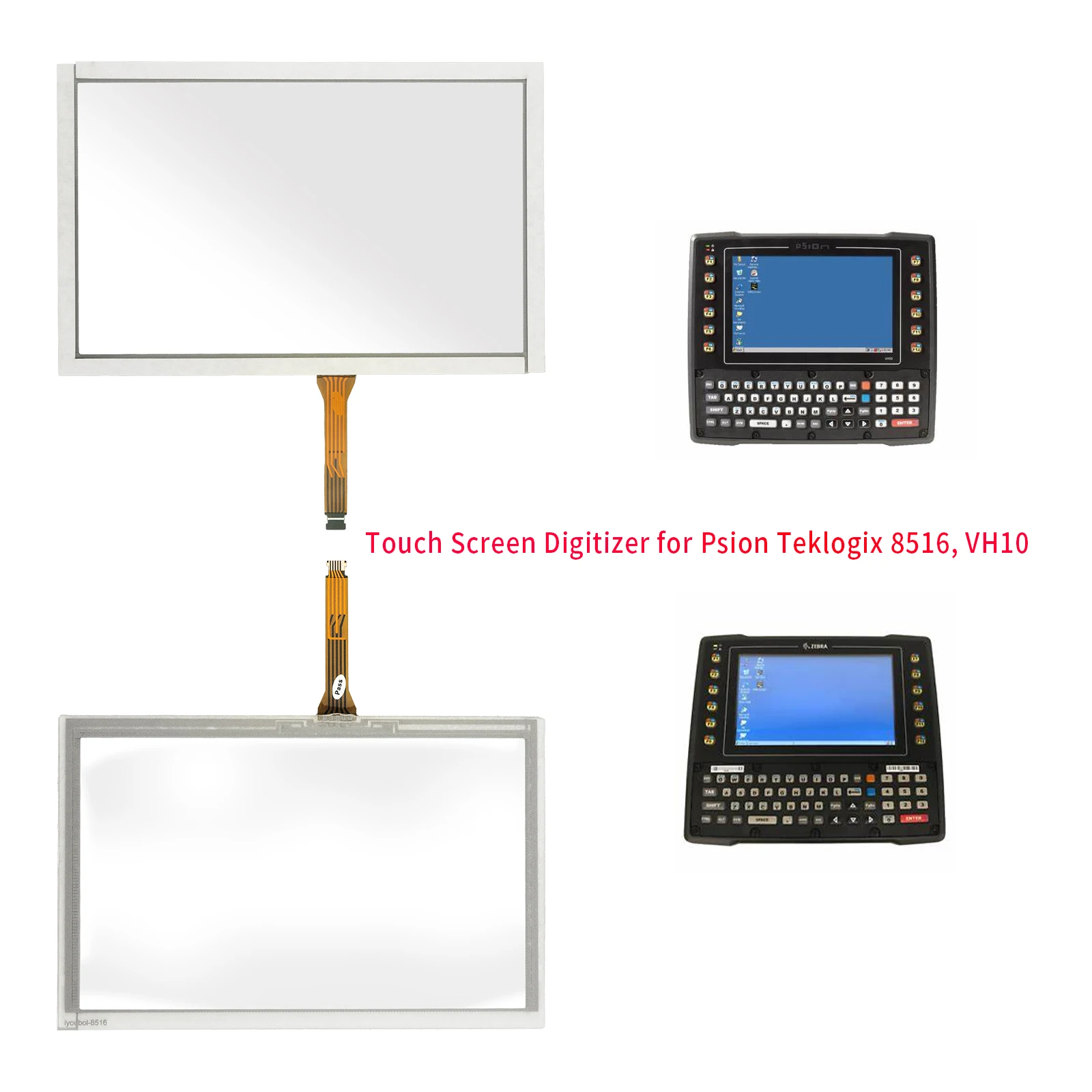 Imagem -05 - para Psion Teklogix 8516 Vh10 Digitador da Tela de Toque Entrega Gratuita