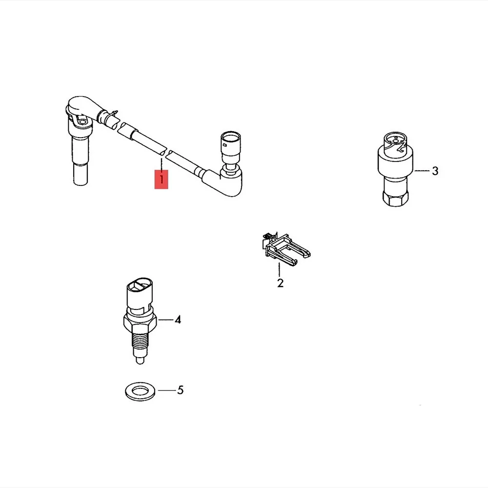 1Set Kilometerteller Snelheidssensor Connector Switch Kit Voor Audi A3 Vw Bora Golf 4 Caddy Seat Leon 1H0919149C 1J0973703 1H0919149C