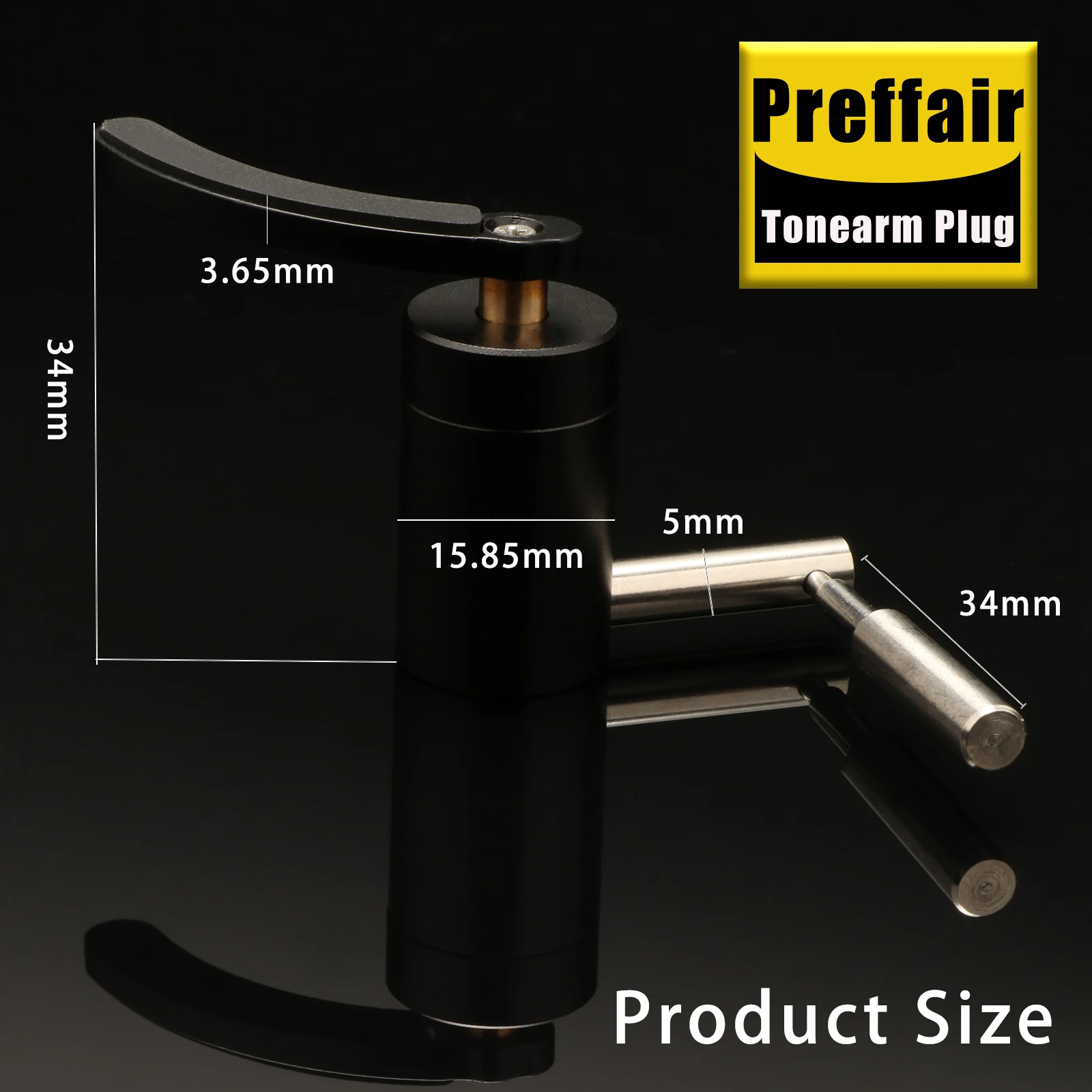 Preffair QB01 Aluminum Automatic Tonearm Lifter for LP Turntables and Record Players - 1Piece