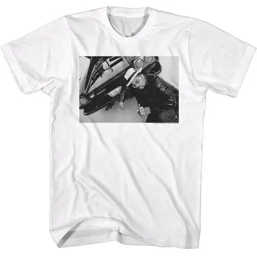 Sir Mix A Lot - BW Car Pic T-Shirt - White Y2K tops Unisex Summer Short Sleeve