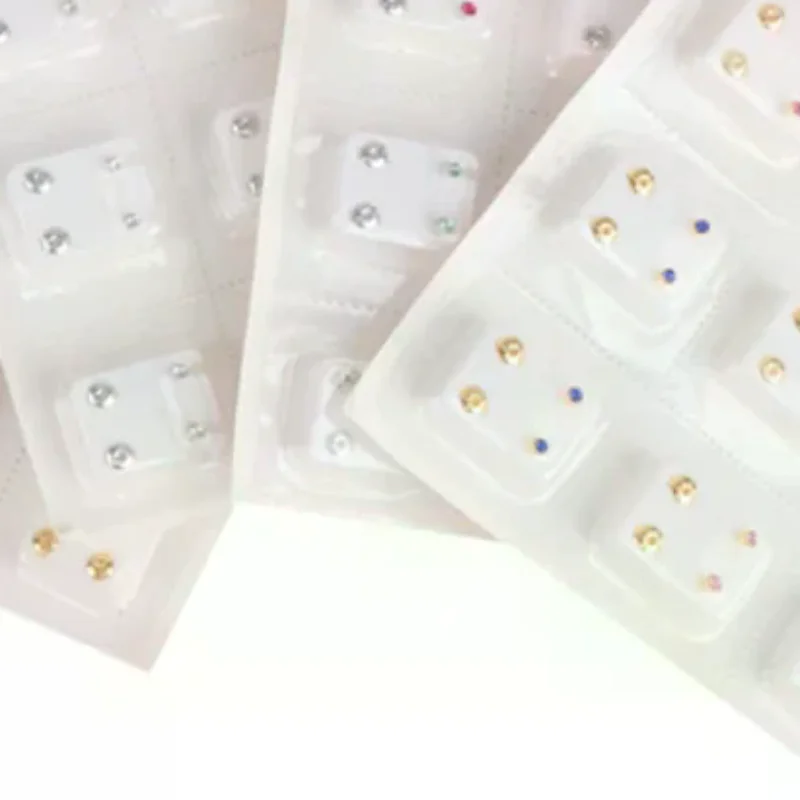 

24Pcs Medical Earrings Piercing Tool Ear Stud Surgical Steel Earrings Women