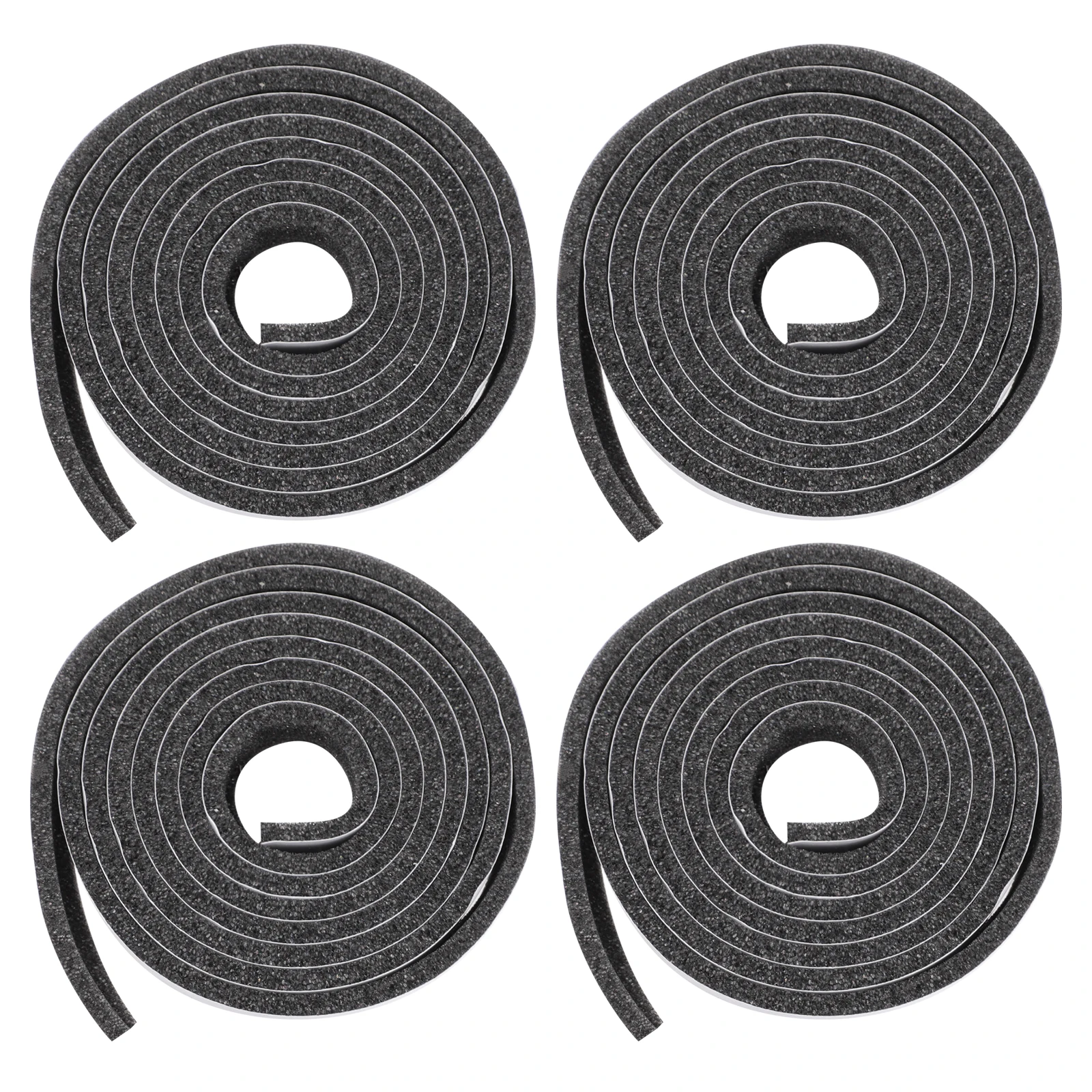 

4 Rolls Self Adhesive Window Sealing Strips Sponge Weatherproof Door Insulation Tape Gap Filler Soundproof Seal Strip Moisture