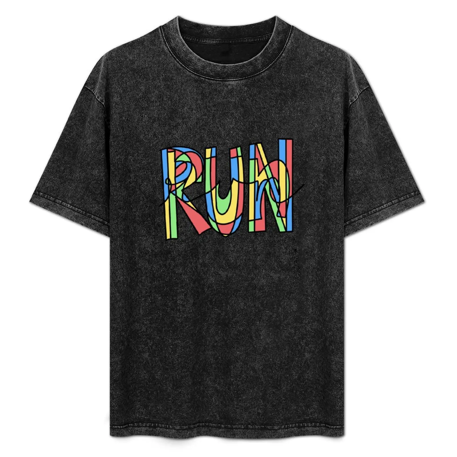 

Colorful Run Doodle T-Shirt custom t-shirts cute clothes t shirts men