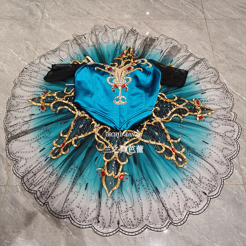 BT250672 Profesjonalne, szyte na miarę, w dowolnym kolorze, kostiumy baletowe tutu dla dzieci, dziewcząt, kobiet i dorosłych, niebieskie