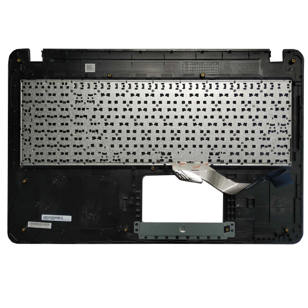 Imagem -02 - Teclado Russo para Asus X540 X540l X540la X540ca X540sa X540sa X540sc X540lj D540n D540 com Palmrest Superior Case ru Layout Novo
