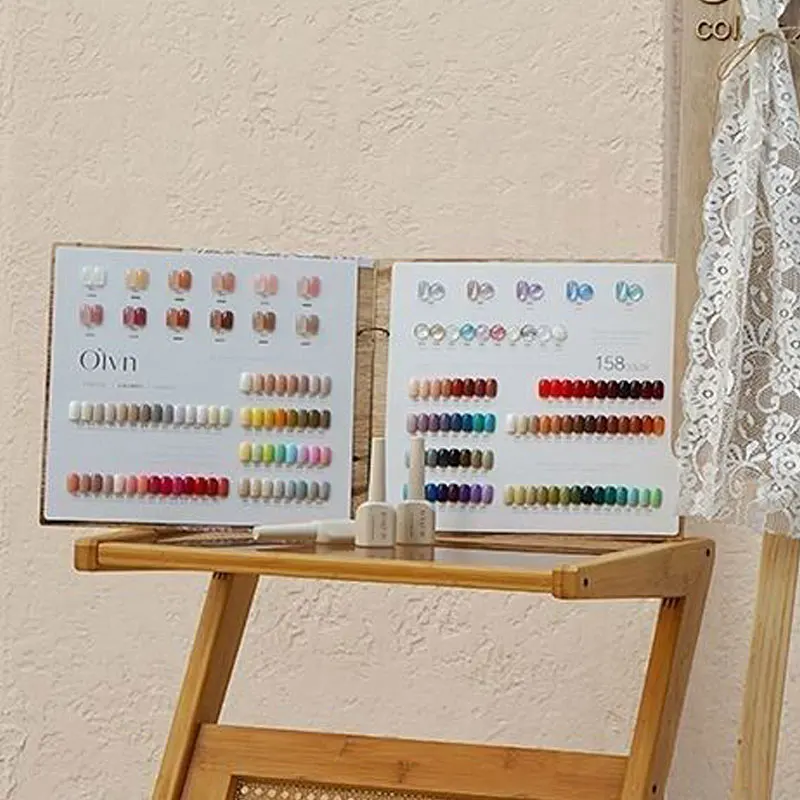 Eleanos ใหม่ 158 สี 15ml เจลเล็บชุดสีหนังสือเจลชุด Easy Soak Off เจลเล็บชุดเล็บ Salon อาชีพ