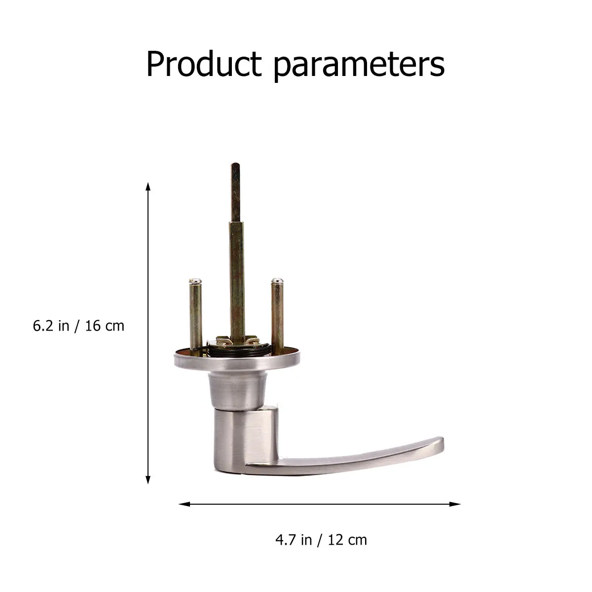 

Zinc Alloy Door Lock Durable Rustproof Wearproof Indoor Security For Bedroom Bathroom Kids Room Home Hotel Garage Door Hardware