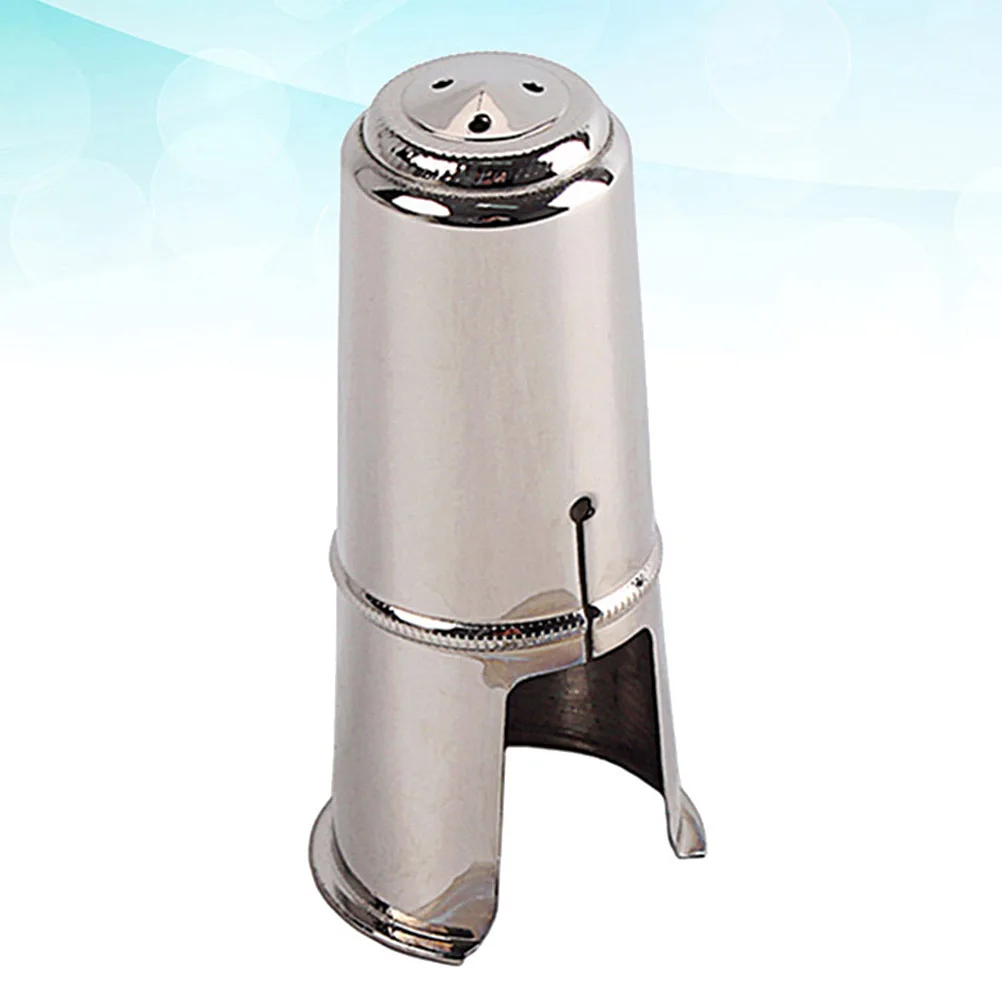

1pcs Saxophone Protective Cap 58Mm Silver For Treble Sax Mouthpiece Durable Dust Cover Pure Tone Accessory C53D Size S