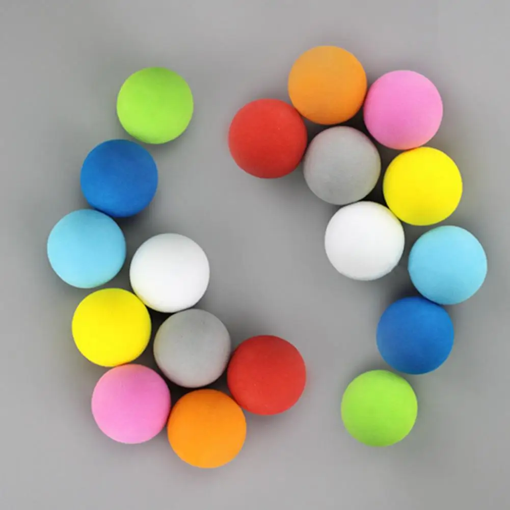 Practice Balls Golf/Tennis Sponge Balls Training Soft Golf Balls Solid Color EVA Golf 10pcs/bag Foam for for Outdoor