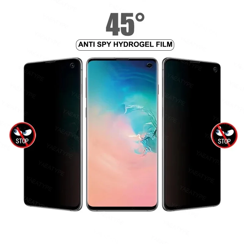 Privacy Hydrogel Film Anti-Spy Screen Protector For Huawei P40 P20 P30 Lite Pro For Mate 20 10 9 Lite P30 Pro
