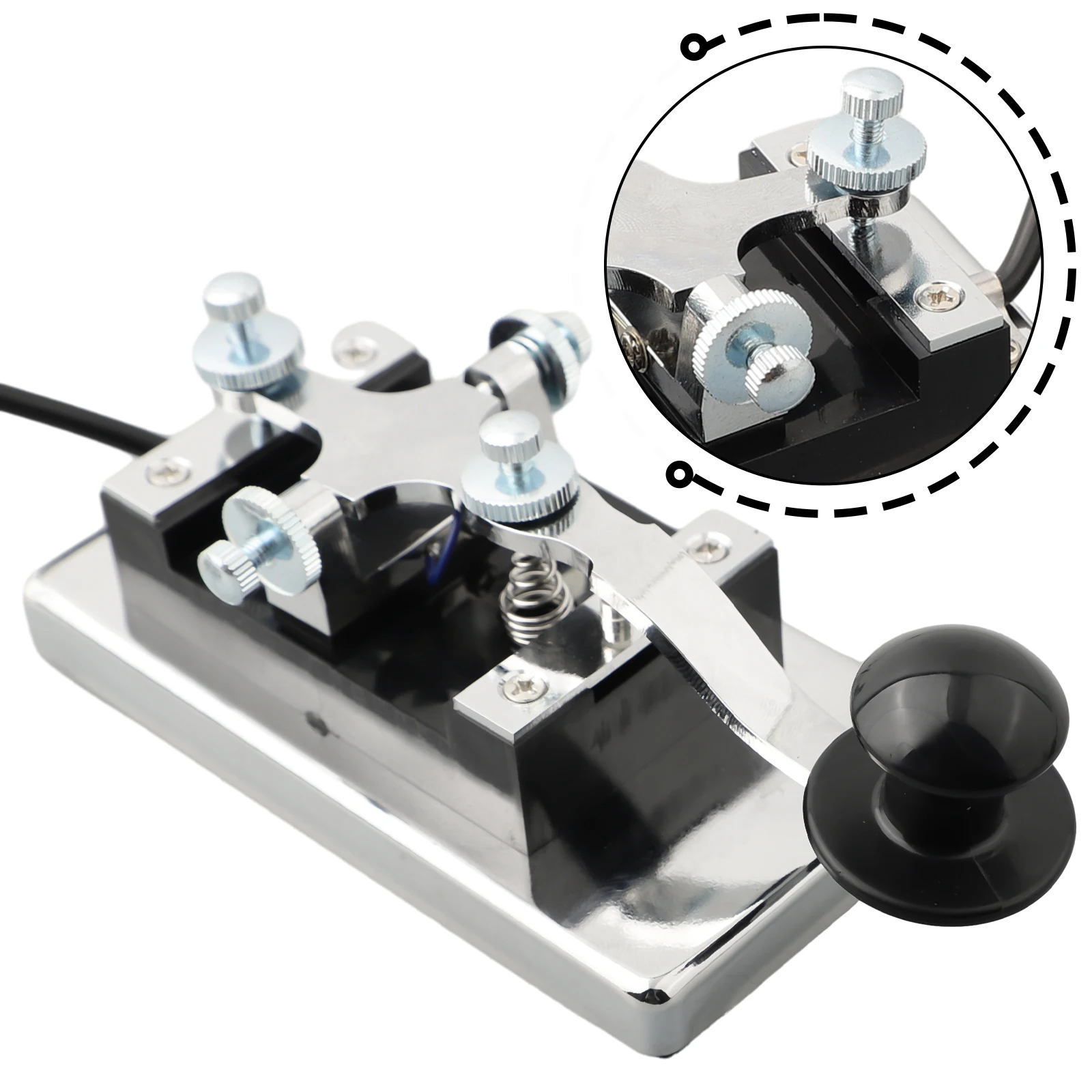 1PC Short Wave Radio Telegraph Key CW Radio K4 Key Room K4 Manual Handy CW For Shortwave CW Radio Communications Instrument