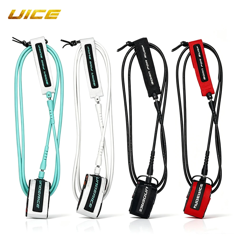 UICE Surf Leash SUP Board Surf Leg Rope Surfboard Leash TPU Stainless Swivels Inflatable Paddle Board Longboard Foot Rope