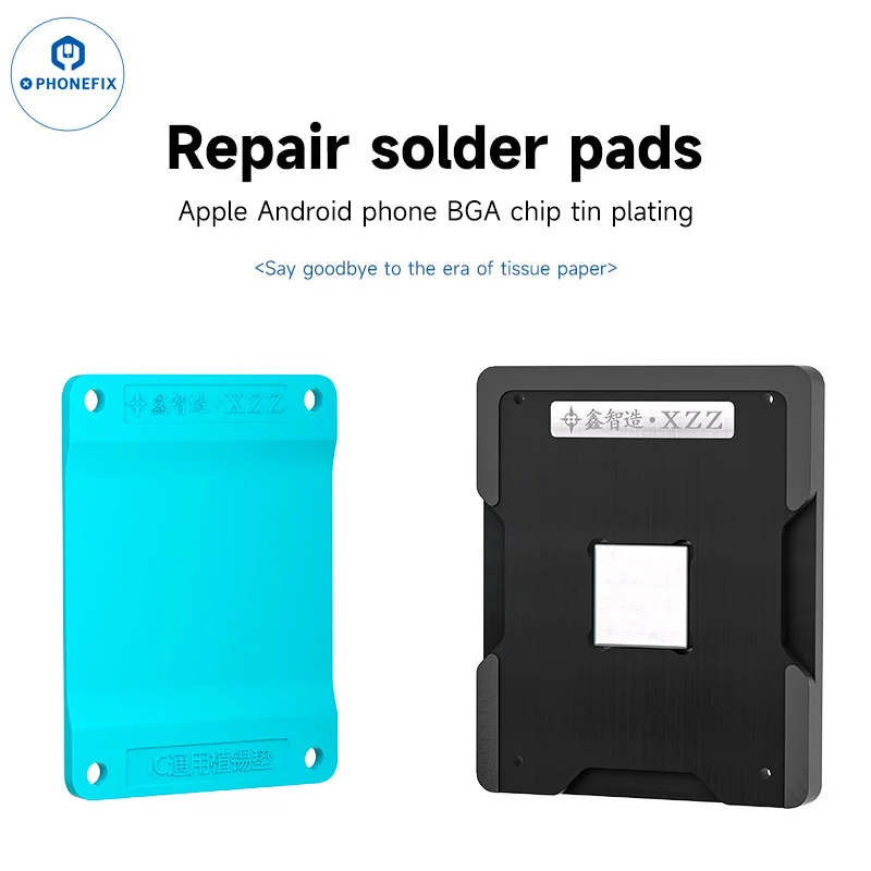 XZZ-almohadilla de reparación aislante, estera de soldadura de silicona resistente al calor con Base magnética para iPhone, Android, bolsa, Chip, reparación chapada en estaño