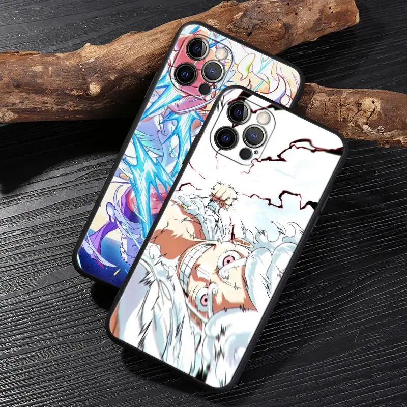 Luffy Gear-5 Zoro One Pieces Funda For iphone 17 Case For iPhone 16 15 11 12 13 Mini 17 Pro Max 16 Plus 17E 16E Air Soft Cover view 3