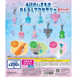 original capsule toys Waterside creatures sign accessories cute kawaii sealife Clione Jellyfish Squid Axolotl Frog figures