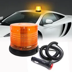 Amber Blue Red 40 LED Strobe Light Beacon Vehicle Car Roof Hazard Warning Flash Emergency Rotating Flashing Safety Signal Lamp