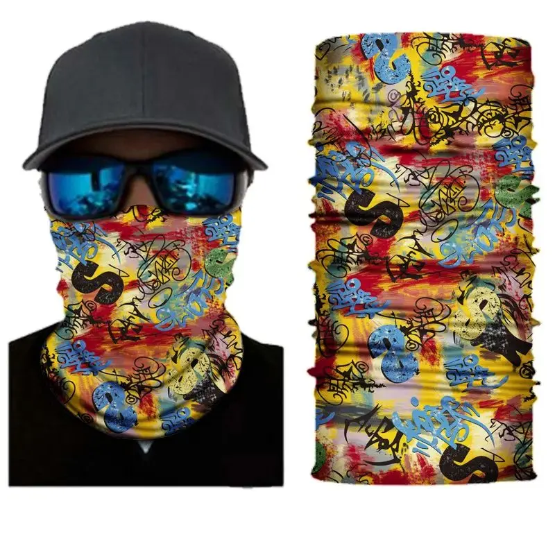 Face Shield Cycling Bandana Summer Outdoor Sport Bike Headwear Seamless Scarf Bicycle Mask Neck Warmer Fishing Bandana Women Men