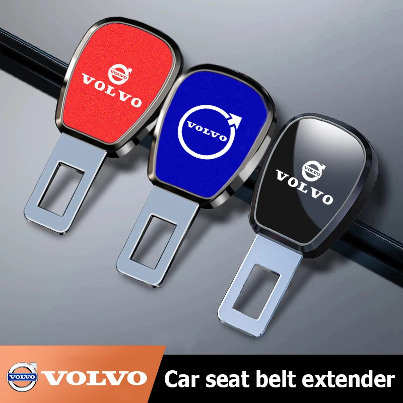 

Car Safety Strap Extender Adjustable Seatbelts Plug For Volvo XC90 V90 V60 XC60 V40 EC40 EX40 S80 S60 S90 C40 XC40 V70 XC70 C30