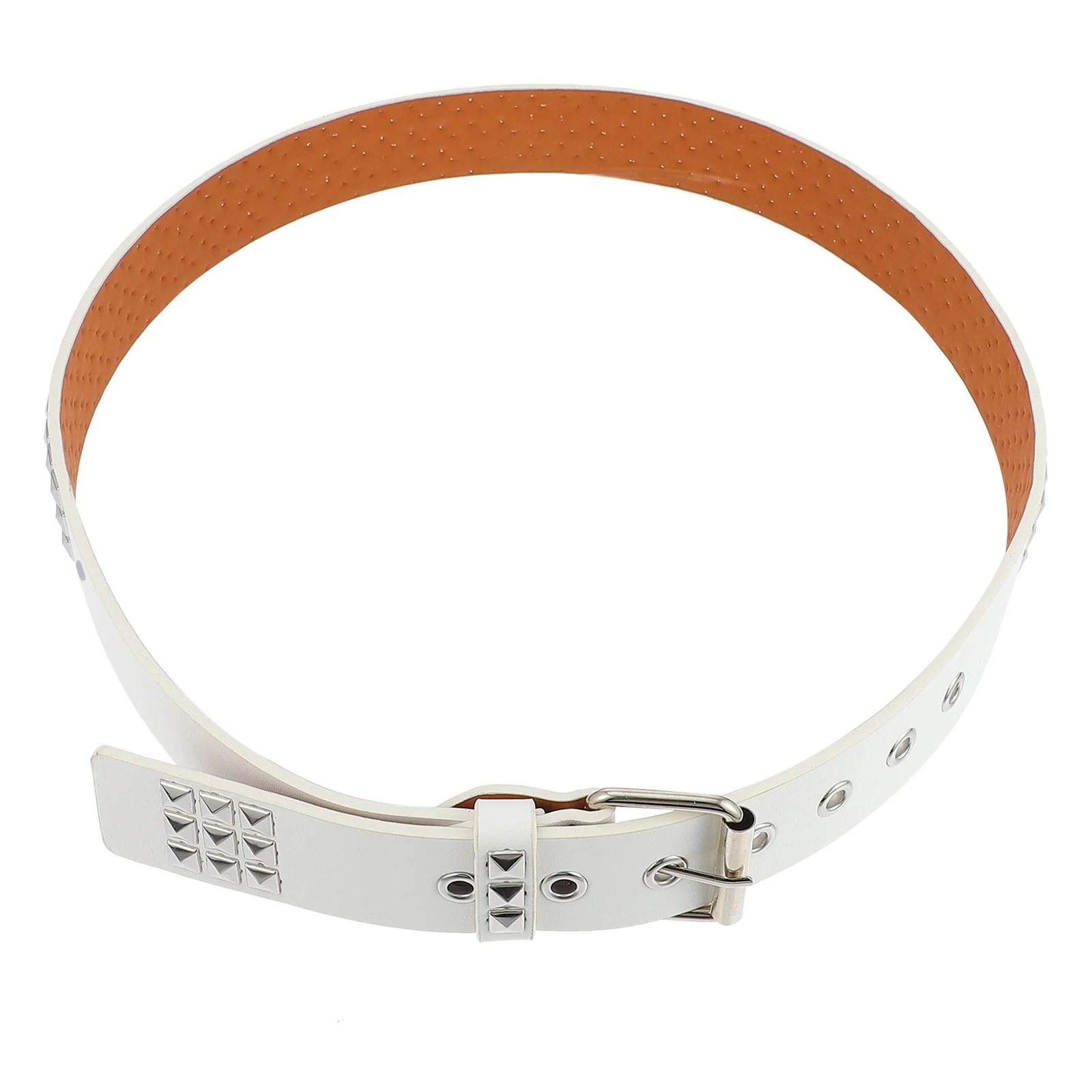 

1pc Rivet Fashion Belt Lightweight Durable Decorative Decorative Waistband Band Waist Belt For Daily Party Holiday Use