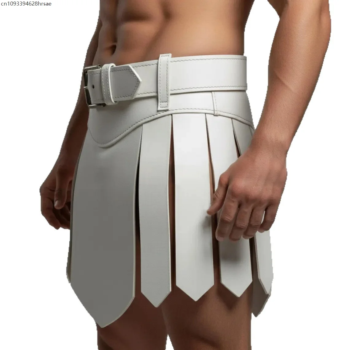 Medieval Soldier Leather Waist Skirt Vintage Men Warrior Faux Leather Apron Skirt Hoilday Festival Party Cosplay Costume Props 6