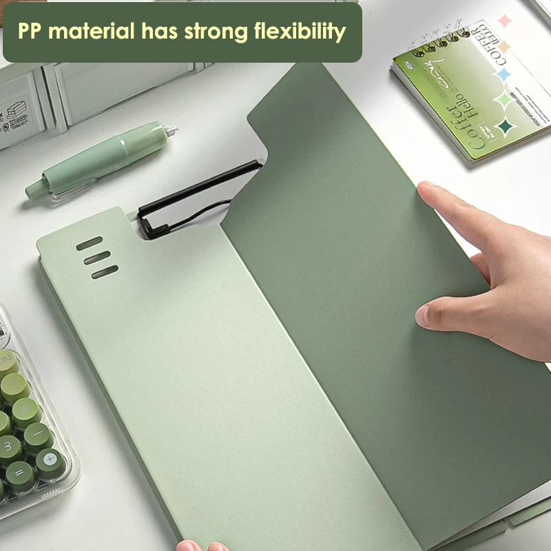 1Pc High Quality Dual-use Verhical Plale Clamp Multifunction A4 File Folder Test Paper Storage Organizer School Office Supply