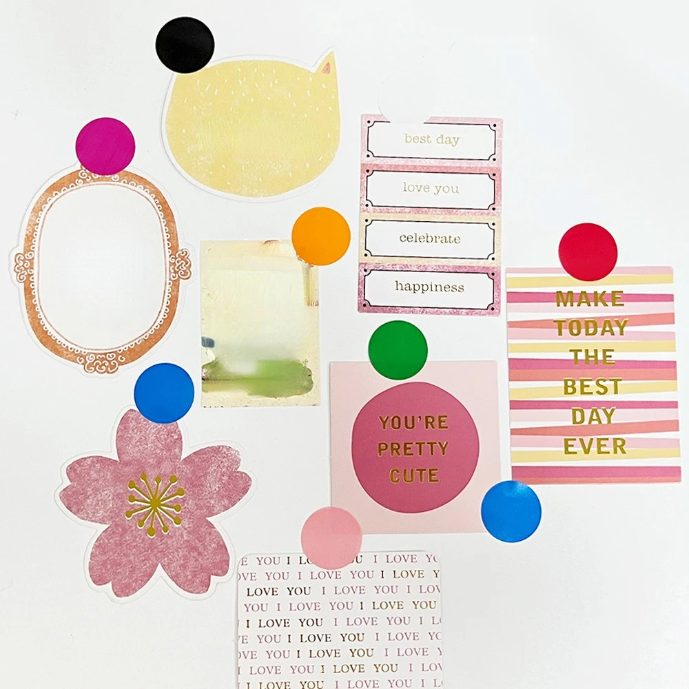 500Pcs colour Round Stickers Thank You Business Stickers Adhesive Labels Gift Sticker for Homemade Packaging Decoration Label