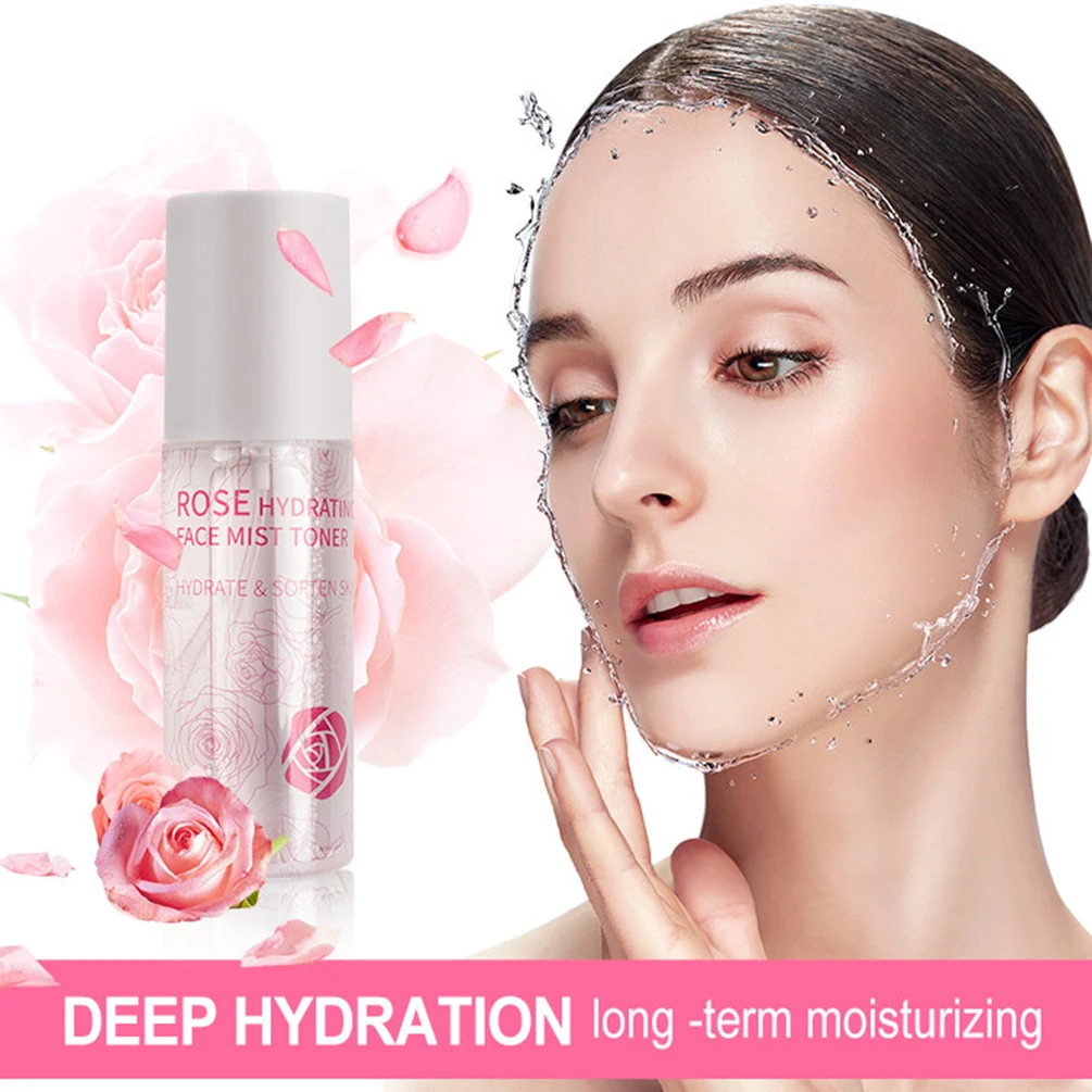 

100ml Private Label Toning Custom Bulk Rose Essence Ceramide Yeast Moisturizer Toner Facial Care Wet Compress Makeup Foundation