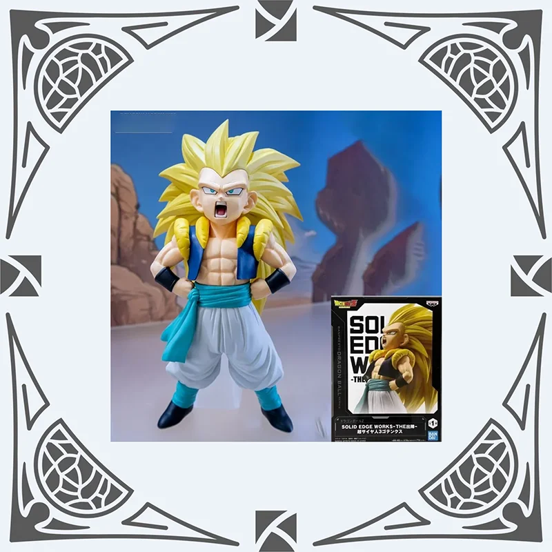 

in stock Genuine BANDAI BANPRESTO Dragon Ball Z THE Super Saiyan 3 Gotenks PVC Anime Figure Model Desktop ornament Toy Gift