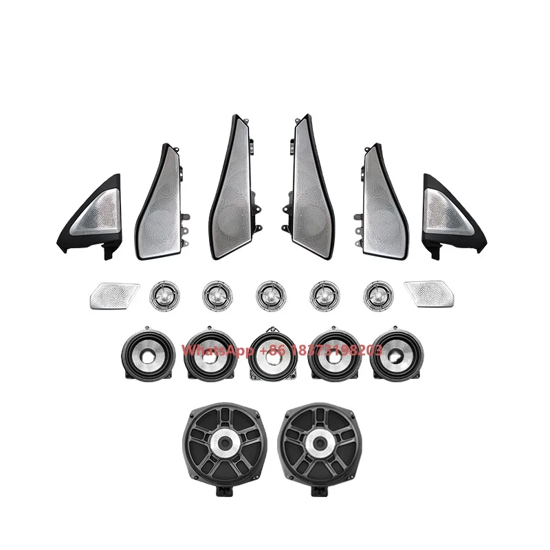 

Car LED for X6 G06 Speaker Front Rear Door Glow Tweeter Luminous Night Lighting Trim Subwoofer Audio Speakers Horn Cover