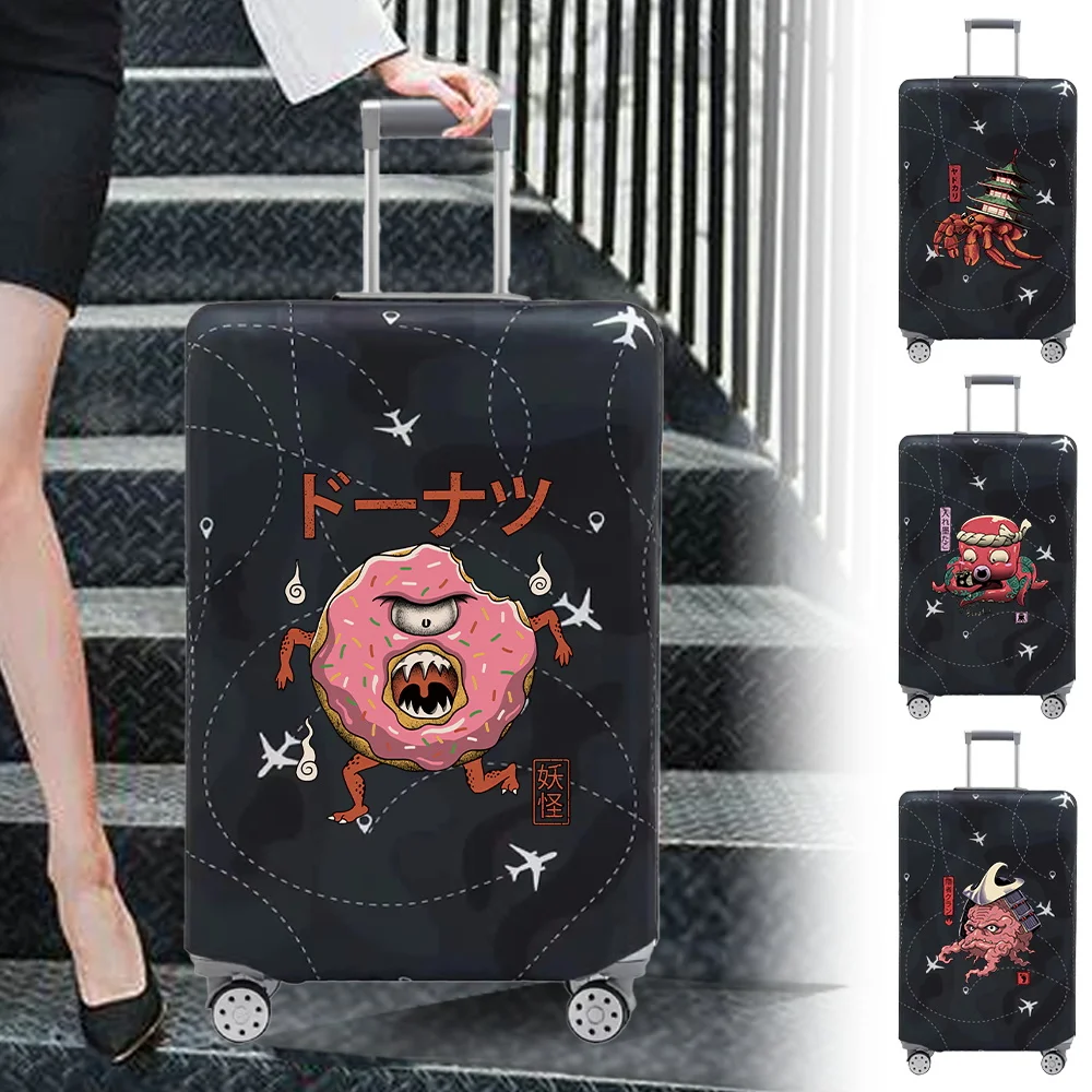 Luggage Cover Suitcase Protector Covers Cute Monster Series 18-32 Inch Baggage Washable Prevent Scratches Travel Accessories