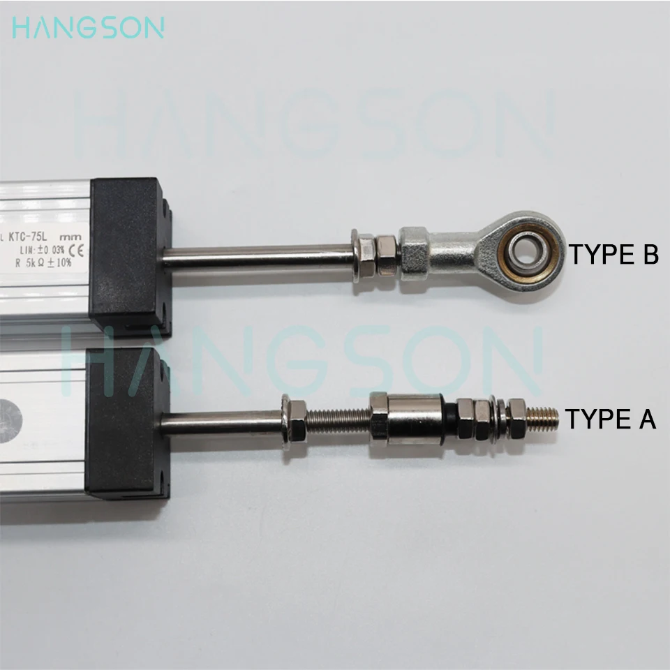 KTC 50-750MM Linear Electronic Ruler Transducer Linear Displacement Sensor Pull Rod Position Potentiometer for Injection Machine