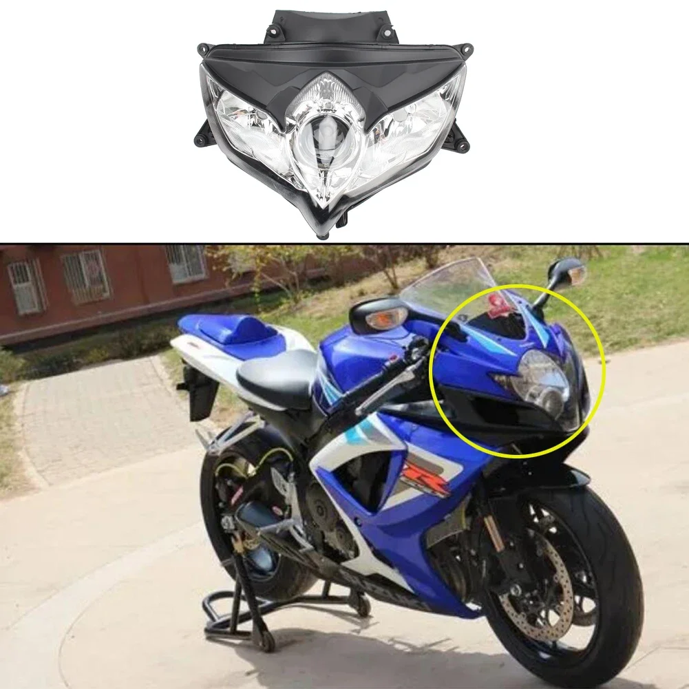 Front Headlight Lamp Assembly For Suzuki GSXR600/750 2008 2009 2010 Clear