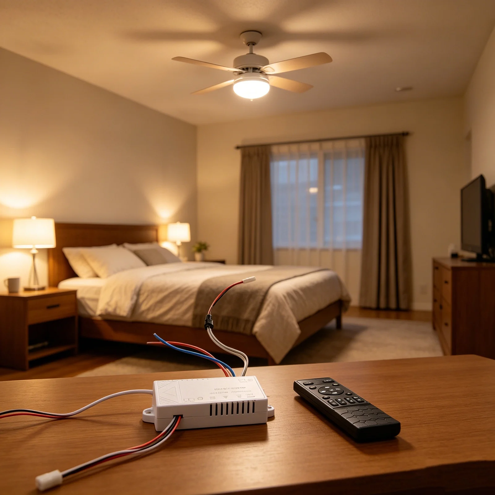 Battery Monitoring 6-Speed Dimmer For Productivity Built-in Receiver Pairing Hassle-Free Troubleshooting As Shown In The Picture