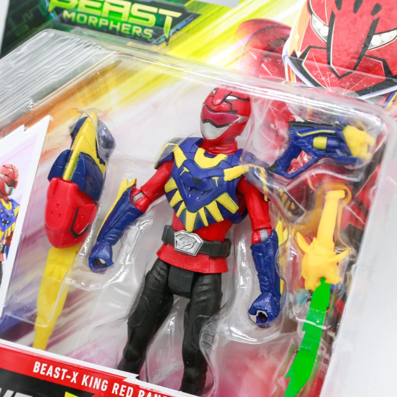 Hasbro Power Rangers Mainan Figur Koleksi Beast Moprhers Mainan Action Figure Cassie Zhane Riley untuk Hadiah Ulang Tahun Anak-anak