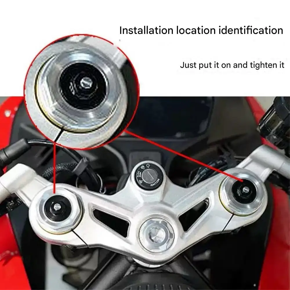 For ZONTES 703F front shock absorber screw decorative cover long-distance motorcycle travel shock absorber adjustment cover